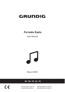 Handleiding Grundig Music 6500 Radio