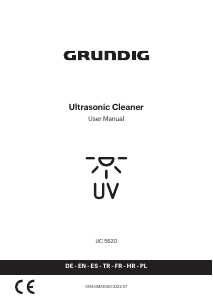 Handleiding Grundig UC 5620 Ultrasoon reiniger