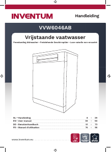 Manual Inventum VVW6046AB Dishwasher