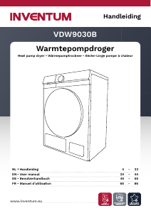Bedienungsanleitung Inventum VDW9030B Trockner
