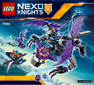 Bruksanvisning Lego set 70353 Nexo Knights Heligoyle