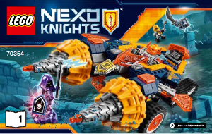 Bruksanvisning Lego set 70354 Nexo Knights Axls dundergörare