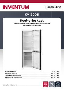 Manual Inventum KV1500B Fridge-Freezer