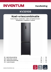 Manual Inventum KV2010B Fridge-Freezer