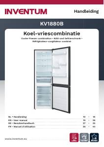 Manual Inventum KV1880B Fridge-Freezer