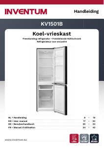 Manual Inventum KV1501B Fridge-Freezer