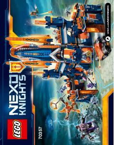 Mode d’emploi Lego set 70357 Nexo Knights Le château de Knighton