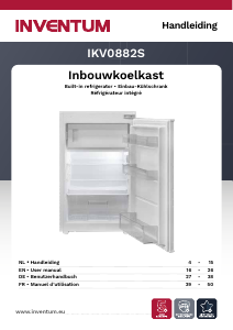 Manual Inventum IKV0882S Refrigerator