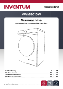 Manual Inventum VWM8010W Washing Machine