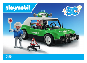 Bedienungsanleitung Playmobil set 71591 Anniversary Classic Polizeiauto