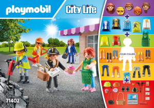説明書 プレイモービル set 71402 City Life シティ・ライフ