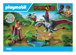 Mode d’emploi Playmobil set 71525 Dinos Drone dobservation avec dimorphodon