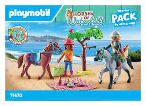 Manuale Playmobil set 71470 Horses of Waterfall Gita a cavallo