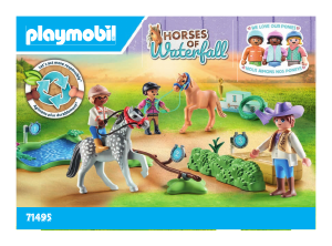 Brugsanvisning Playmobil set 71495 Horses of Waterfall Ponyturnering