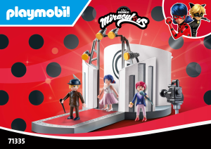 Bruksanvisning Playmobil set 71335 Miraculous Miraculous: Gabriels modevisning