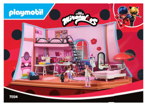 Bruksanvisning Playmobil set 71334 Miraculous Miraculous: Marinettes vind