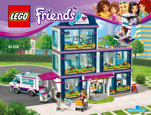 Bruksanvisning Lego set 41318 Friends Sykehuset i Heartlake