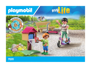Manual Playmobil set 71511 My Life Troca de livros