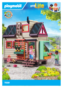 Bedienungsanleitung Playmobil set 71509 My Life Tiny Haus