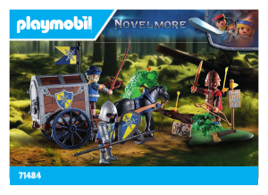 Brugsanvisning Playmobil set 71484 Novelmore Transportrøveri