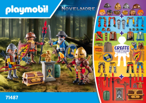 Bedienungsanleitung Playmobil set 71487 Novelmore My Figures: Ritter von Novelmore