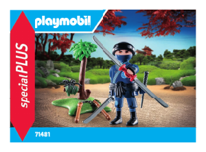 Manual Playmobil set 71481 Special Equipped ninja