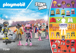 Bedienungsanleitung Playmobil set 71399 Stunt Show My Figures: Stuntshow