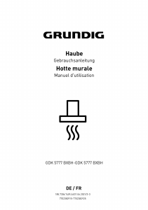 Mode d’emploi Grundig GDK 5777 BXBH Hotte aspirante