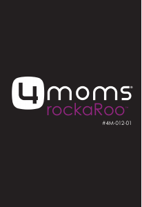 Mode d’emploi 4moms rockaRoo Balancelle bébé