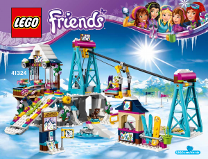 Bedienungsanleitung Lego set 41324 Friends Skilift im Wintersportort