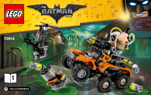 Manual Lego set 70914 Batman Movie Atacul cu camionul toxic al lui Bane