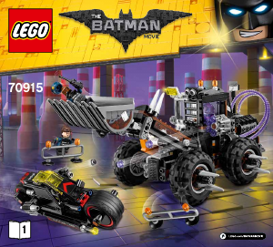 Manual Lego set 70915 Batman Movie Excavatorul dublu al lui Two-Face