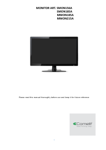 Handleiding Comelit MMON185A LED monitor