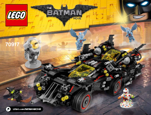 Manual Lego set 70917 Batman Movie Batmobilul suprem