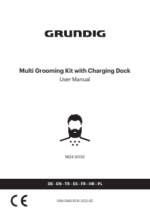 Instrukcja Grundig MGK 9030 Trymer do brody