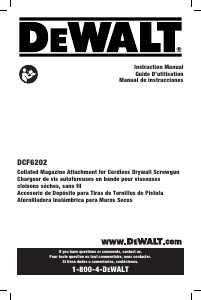Handleiding DeWalt DCF6202 Schroefmachine