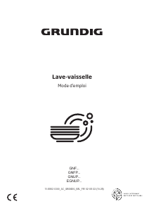Mode d’emploi Grundig GNFP4621XB Lave-vaisselle