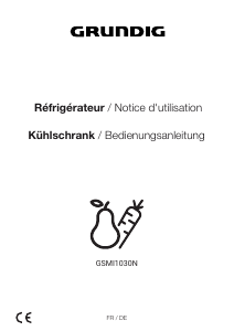 Bedienungsanleitung Grundig GSMI1030N Kühlschrank
