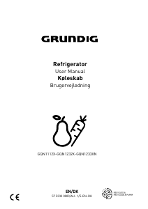 Manual de uso Grundig GQN 1233 XN Frigorífico combinado