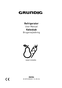 Εγχειρίδιο Grundig GQN 21235 XRN Ψυγειοκαταψύκτης