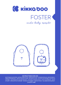 Handleiding Kikka Boo Foster Babyfoon