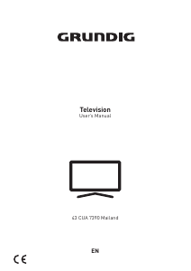 Manual Grundig 43 CUA 7390 Mailand LED Television