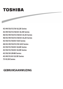 Handleiding Toshiba 43UL2063DG LED televisie