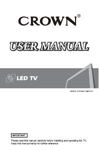 Handleiding Crown 24M312D LED televisie