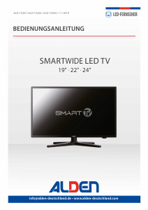 Bedienungsanleitung Alden ALD-152423 LED fernseher