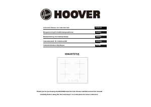 Käyttöohje Hoover HI624TCT/1 Keittotaso