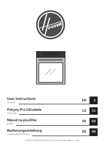 Bedienungsanleitung Hoover HOC5S7478WFS Backofen