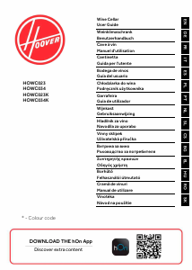 Bedienungsanleitung Hoover HOWC034 Weinklimaschrank