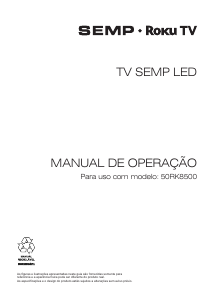 Manual Semp 50RK8500 Televisor LED