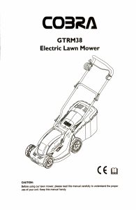 Manual Cobra GTRM38 Lawn Mower